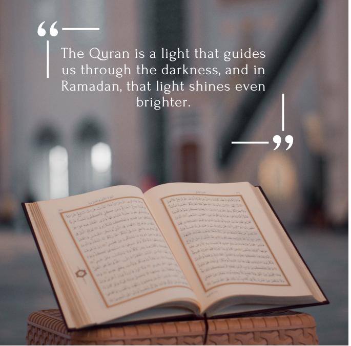 Dark Orange Reading Quran